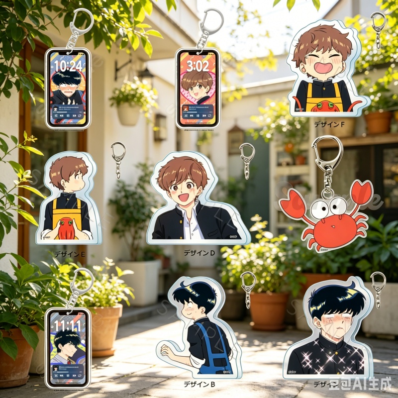 Decor Lighting Phone Number - Anime Go for It, Nakamura！Acrylic Pendant