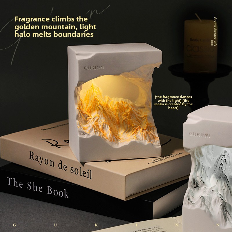 Golden Mountain Sunrise Aroma  - Lighting Decor Sunrise review and price