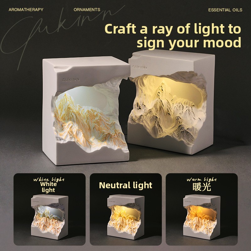 Golden Mountain Sunrise Aroma  - Lighting Decor Sunrise review and price