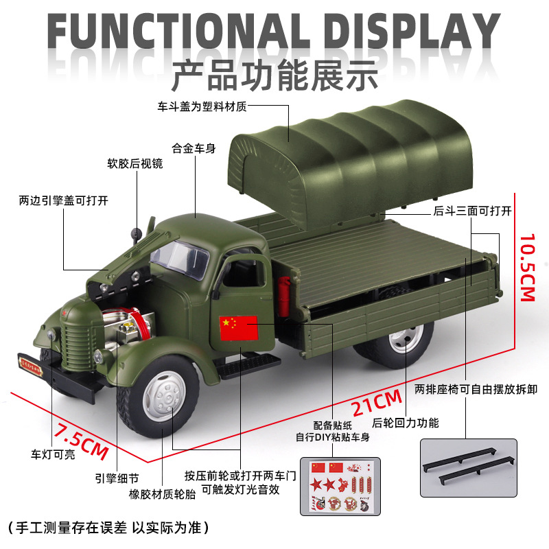 1/24 Retro CA10 Military Car A - Decor Lighting Returns review and price
