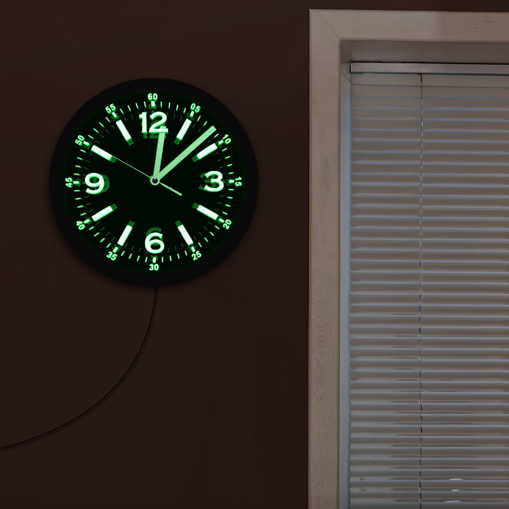 Modern Design LED Neon Light W - Lighting Home Decor Wall Clocks review and price