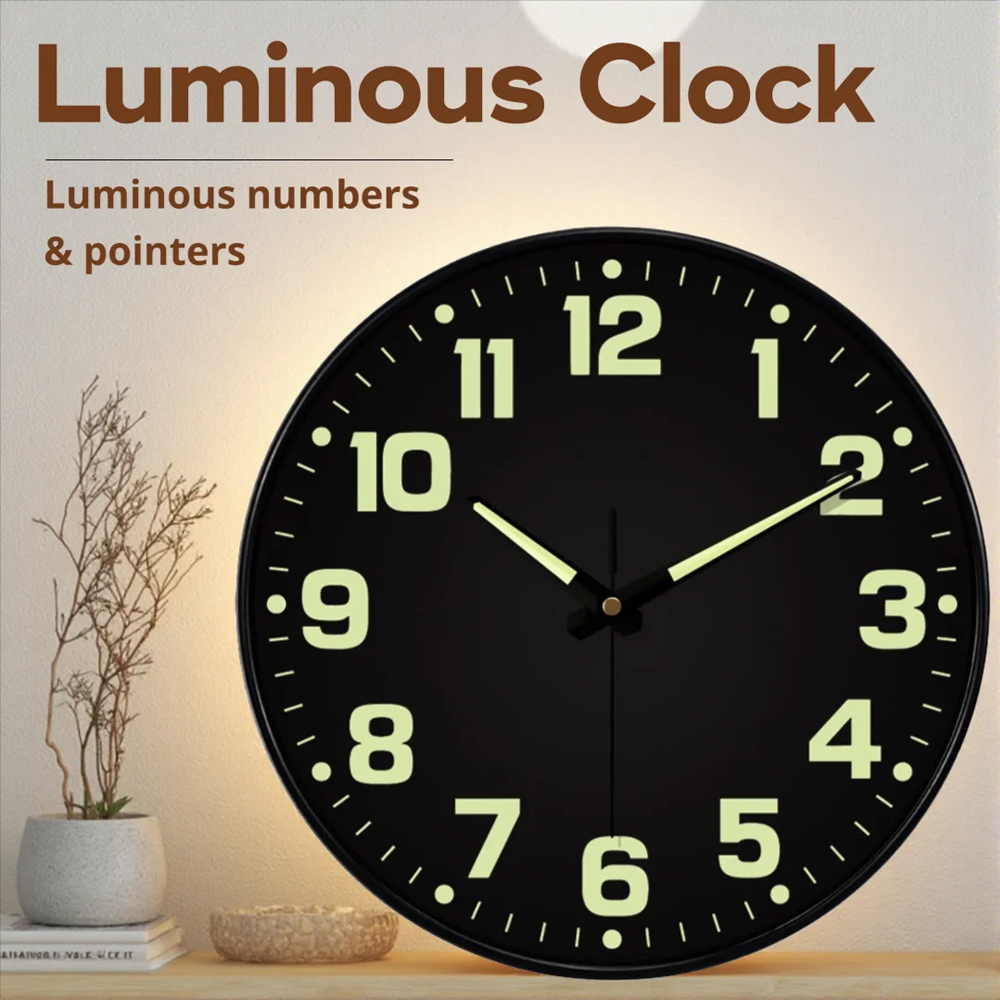 Luminous Wall Clock Light In D - Lighting Home Decor Wall Clocks review and price