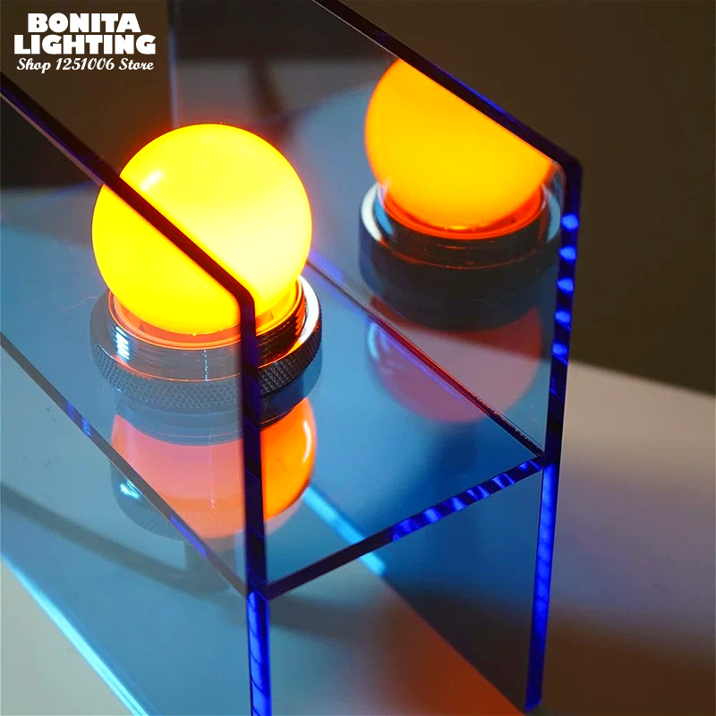 Geometric Acrylic Table Lamp M - Lighting Decor Sunrise review and price