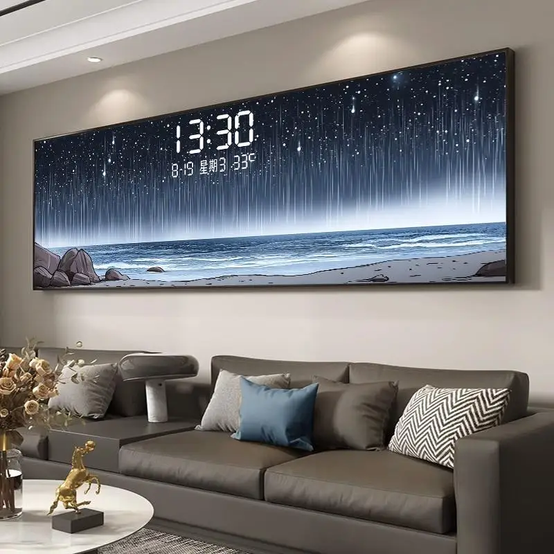 Temperature Date Wall Clock Lu - Lighting Home Decor Wall Clocks review and price