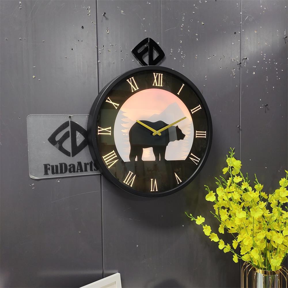 45CM With Led Night Light Mode - Lighting Home Decor Wall Clocks review and price