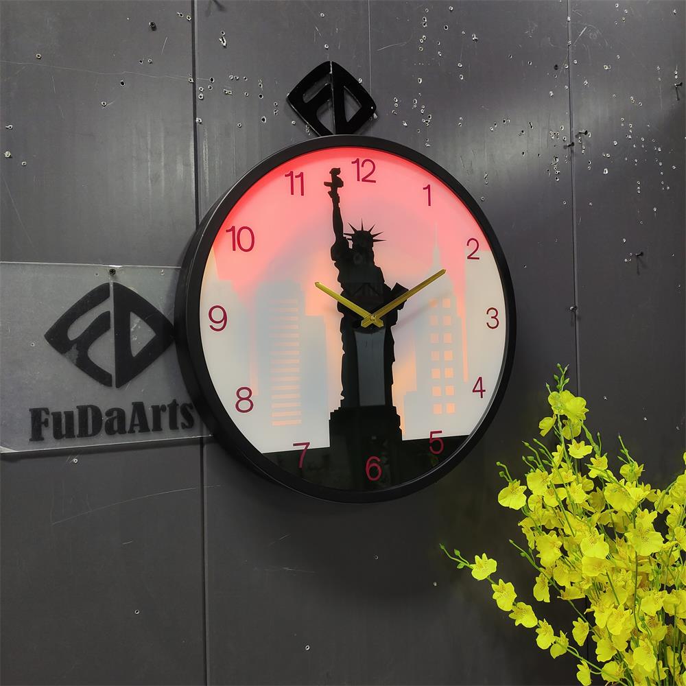 45CM With Led Night Light Mode - Lighting Home Decor Wall Clocks review and price