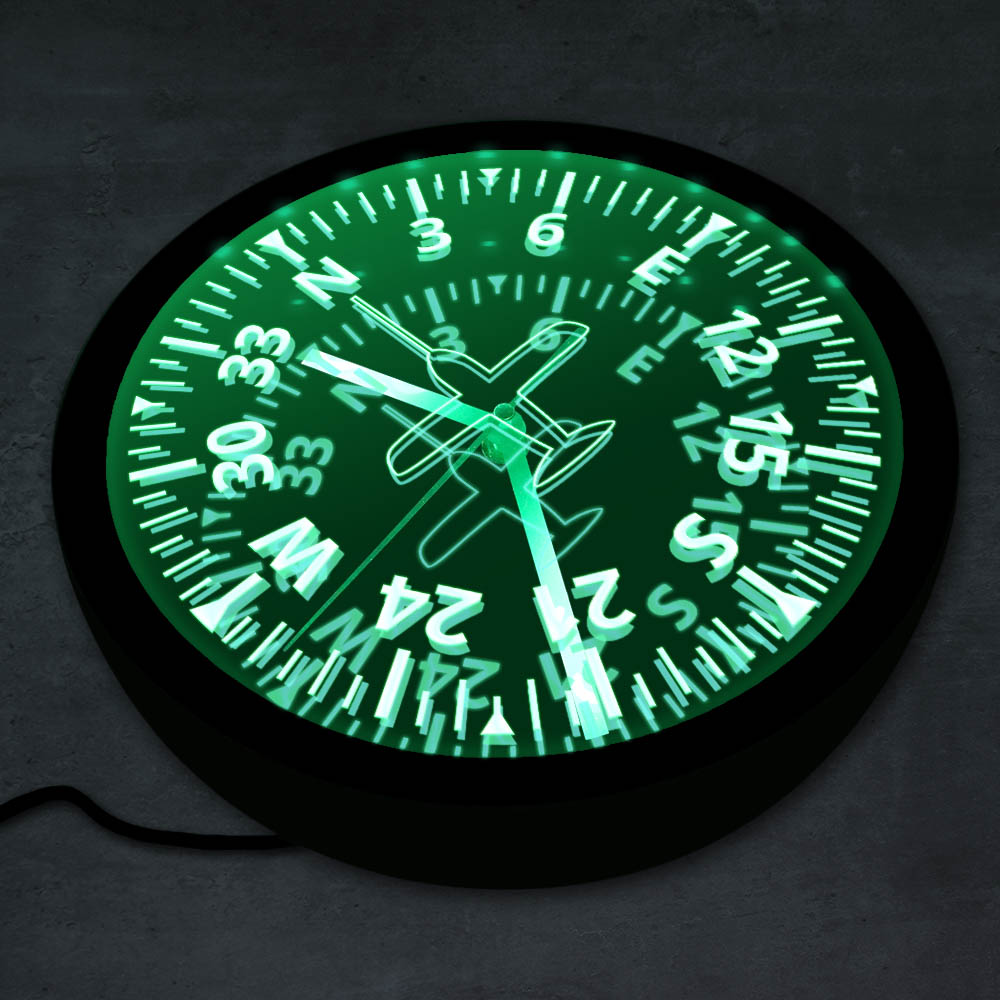 Aircraft Gauges Cockpit Instru - Lighting Home Decor Wall Clocks review and price