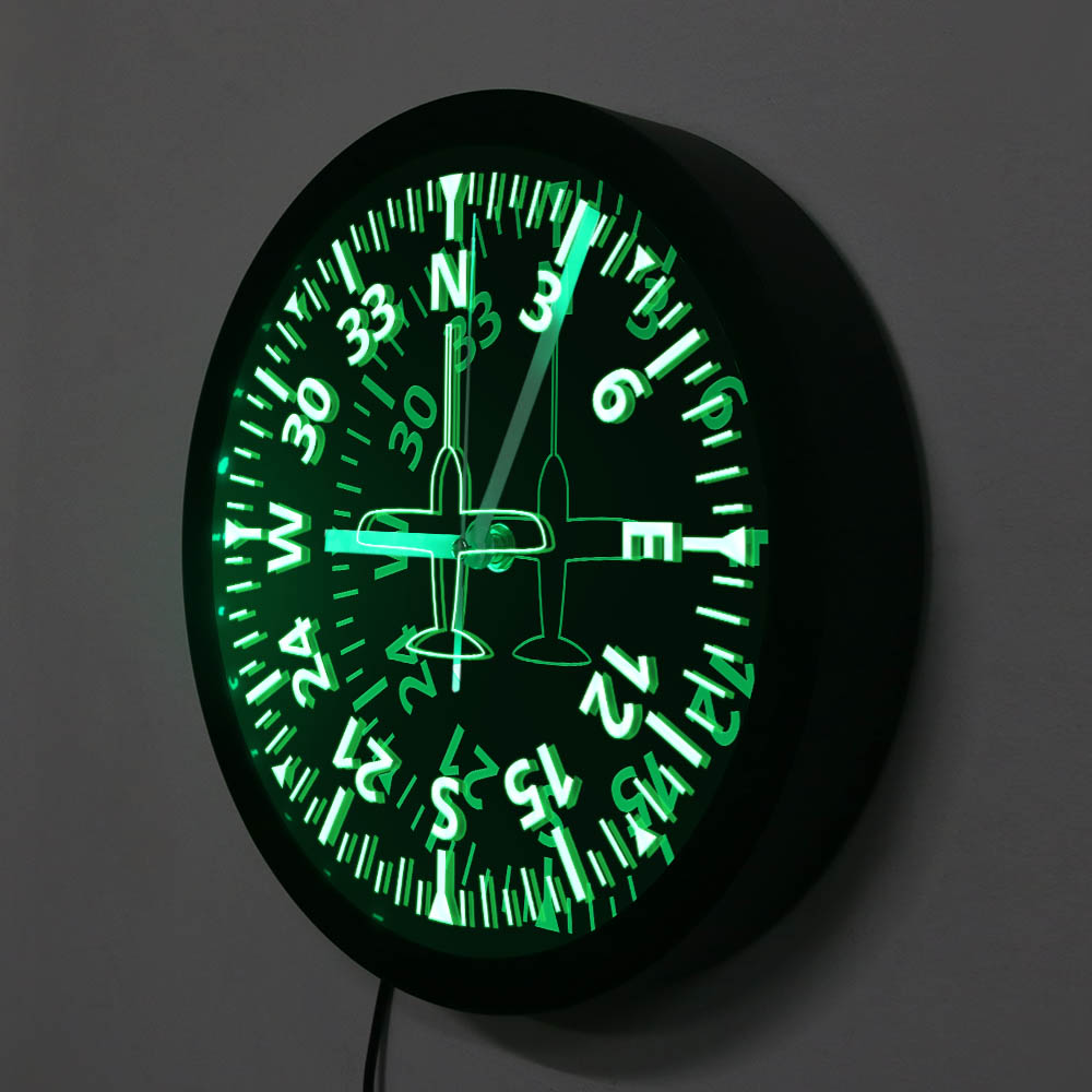 Aircraft Gauges Cockpit Instru - Lighting Home Decor Wall Clocks review and price