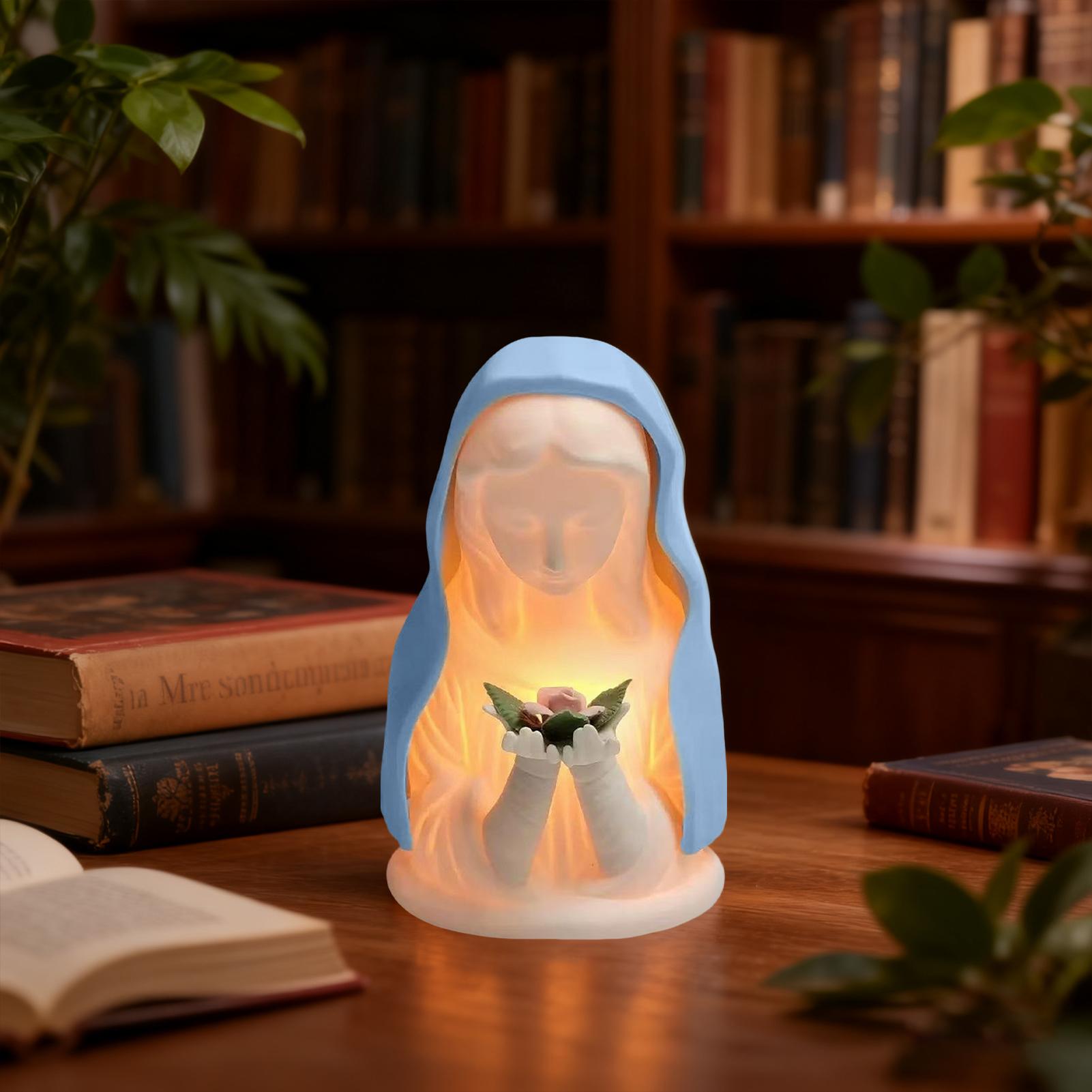 Virgin Mary Lamp Warm Lighting - Decor Lighting India review and price
