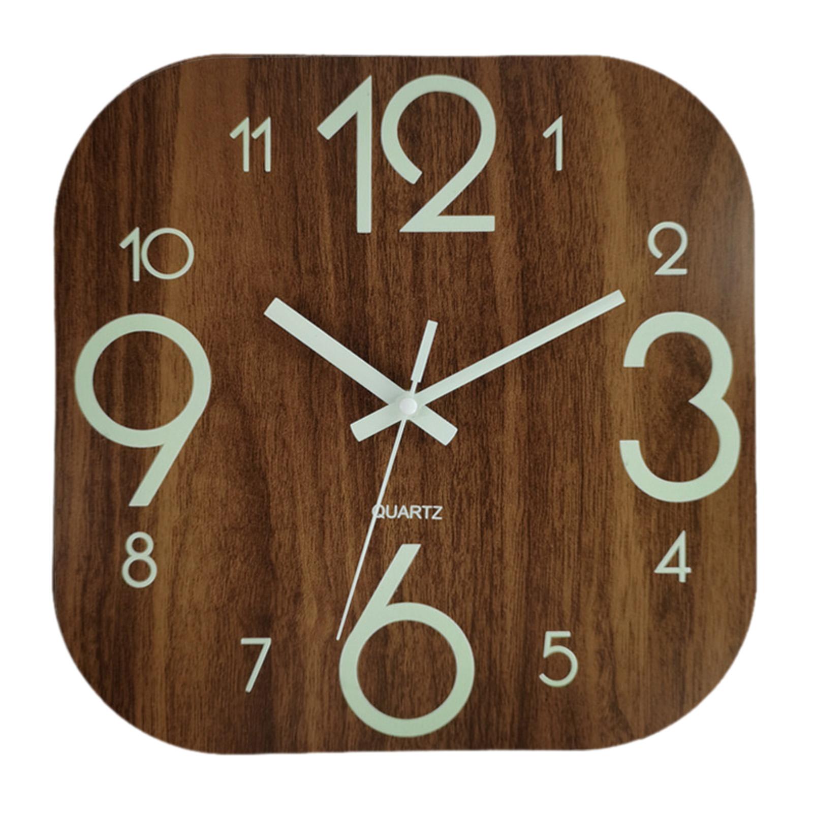 30cm Square Wall Clock ,Lumino - Lighting Home Decor Wall Clocks review and price
