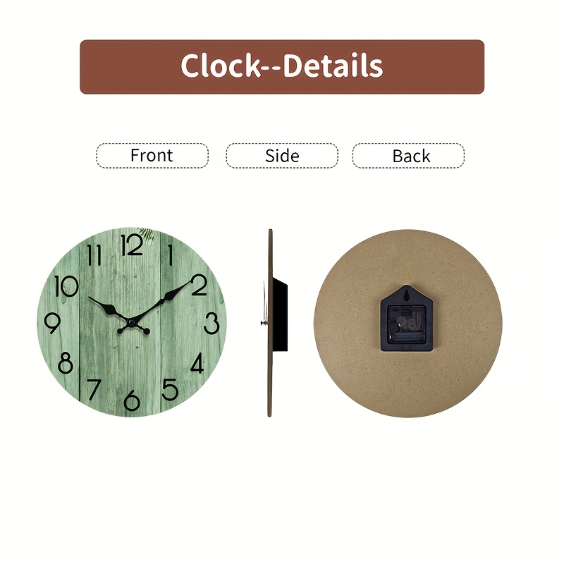A Round Wall Clock with Light  - Lighting Home Decor Wall Clocks review and price