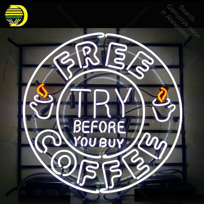NEON SIGN For Free Coffee Shop - Decor Lighting India review and price