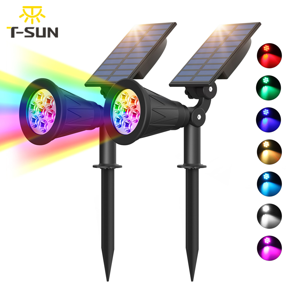 1pc/2pcs 7LED Solar Spotlight  - Lighting Decor Sunrise review and price